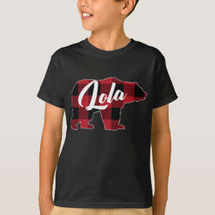Funny Red Plaid Buffalo Bear Apparel, Filipino Lol T-Shirt