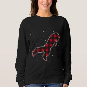 Funny Red Plaid Fox Christmas Matching Buffalo Fam Sweatshirt
