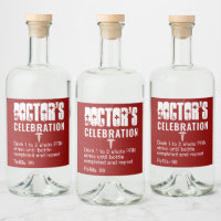 Funny Red Prescription Doctor Celebration