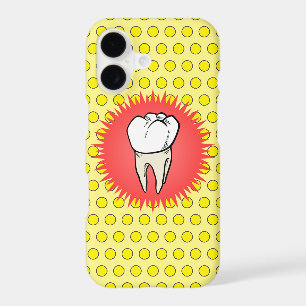 Funny Red White Yellow Extracted Molar Starburst