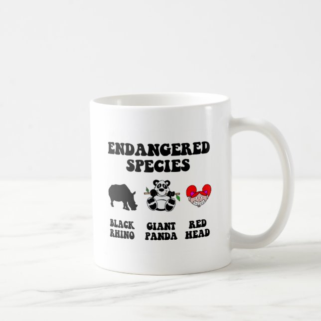 Funny redhead coffee mug (Right)