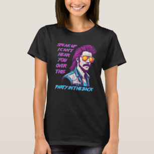 Funny Redneck Mulle , 80's Retro Vaporwave Mullet T-Shirt
