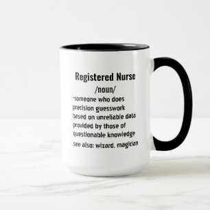 Funny Registered Nurse Definition gifts Mug