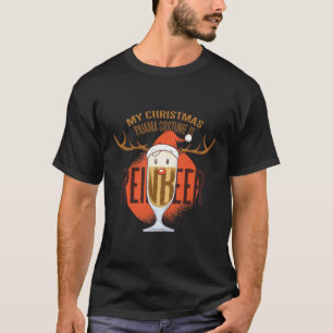 Funny REINBEER Christmas Clothing For BEER Lovers T-Shirt