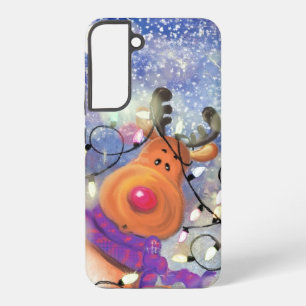 Funny Reindeer Christmas Samsung or iPhone Cases