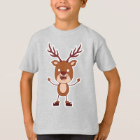 Funny Reindeer custom name clothing