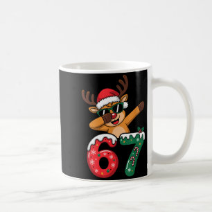 Funny Reindeer Dab Six Seven 67 Christmas Dabbing Coffee Mug