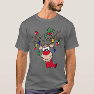 Funny Reindeer Merry Christmas T-Shirt