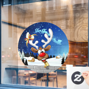 Funny Reindeer Peeking Christmas Meme