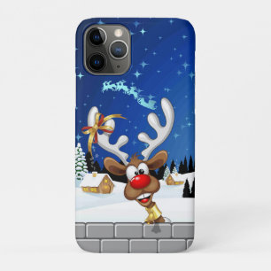 Funny Reindeer Peeking Christmas Meme  Case-Mate iPhone Case