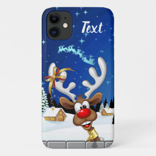 Funny Reindeer Peeking Christmas Meme  Case-Mate iPhone Case