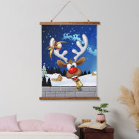 Funny Reindeer Peeking Christmas Meme