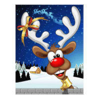 Funny Reindeer Peeking Christmas Meme