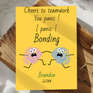 Funny Relatable Coworker Panic Bonding Holiday Card