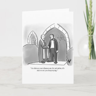 Funny Religion Humour Greeting Card
