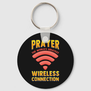 Funny Religious Saying Jesus Christ Pray Christian Key Ring