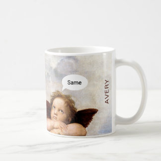 Funny Renaissance Angels Mug – Personalised