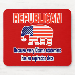 Funny Republican Obama Mouse Pad