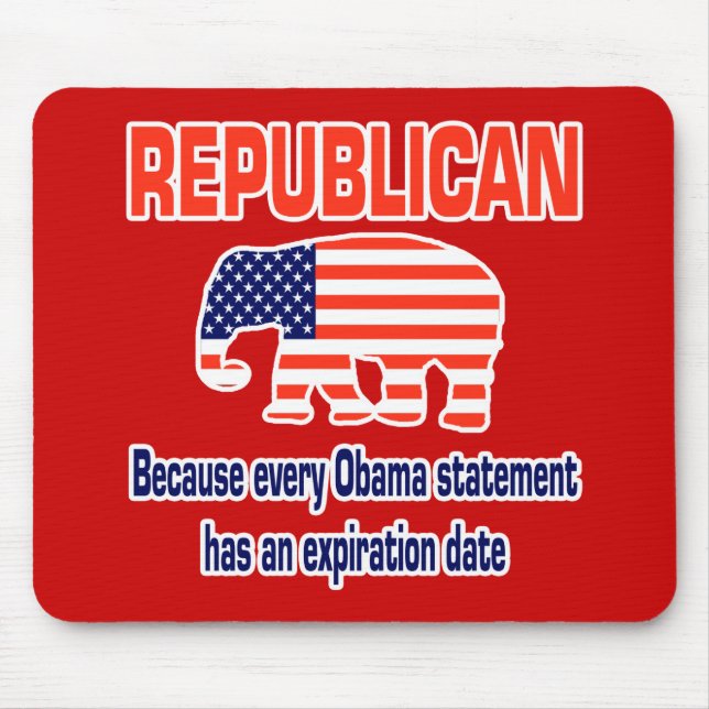 Funny Republican Obama Mouse Pad (Front)