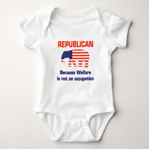 Funny Republican - Welfare Baby Bodysuit