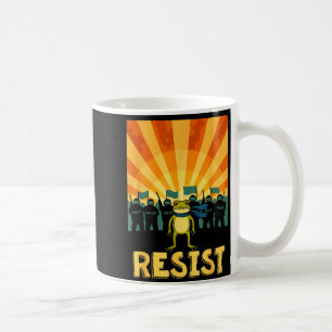 Funny Resist Rtland Frog Protest  Coffee Mug