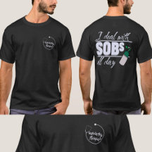 Funny Respiratory Therapist 2 Sided Typography SOB