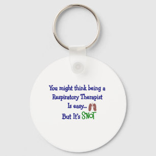 Funny Respiratory Therapy Gifts Key Ring
