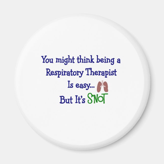 Funny Respiratory Therapy Gifts Magnet (Front)