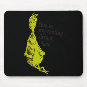 Funny Resting Face Mouse Pad