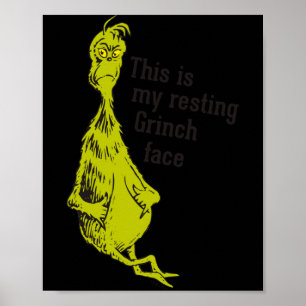 Funny Resting Face Poster