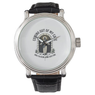 Funny Resurrection Cave Quote Vintage Engraving De Watch