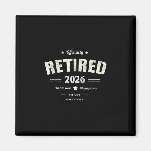 Funny Retired 2026 Beaching Trip Mom Holiday Dad V Magnet