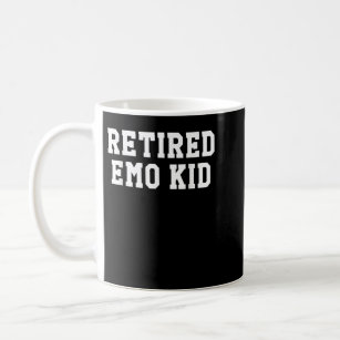 Funny Retired Emo Kid Sad Music Gift Coffee Mug