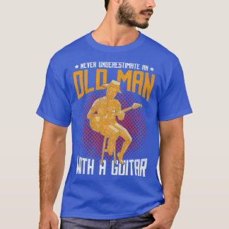 Funny Retired Guitarist Gift Music Retirement Guit T-Shirt