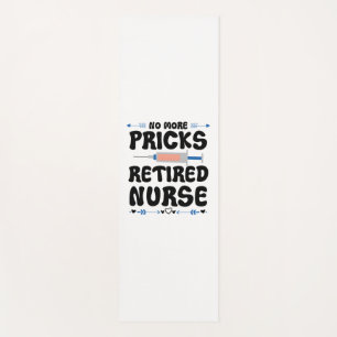 Funny Retired nurse- Nursing Retirement Party Gag Yoga Mat
