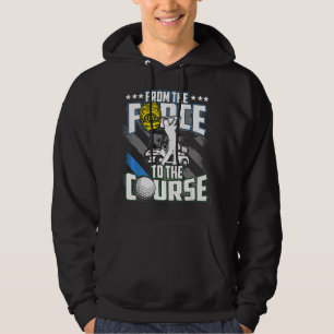 Funny Retired Police Officer Golf Retirement Gift  Hoodie