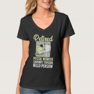 Funny Retired Postal Worker Designs For Men Women T-Shirt