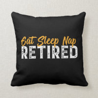 Funny Retired Retirement Gift Eat Sleep Nap