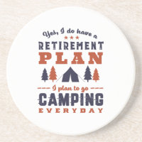 Funny Retired Retirement Plan Camping and Hiking
