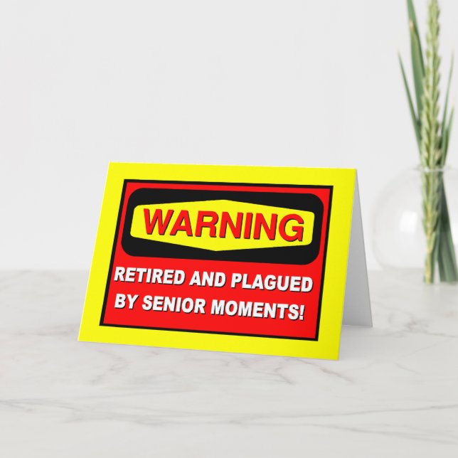 Funny retirement card (Front)