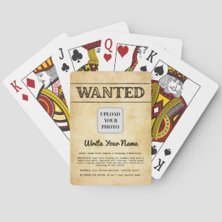 Funny Retirement Coworker Farewell Outlaw Theme Playing Cards