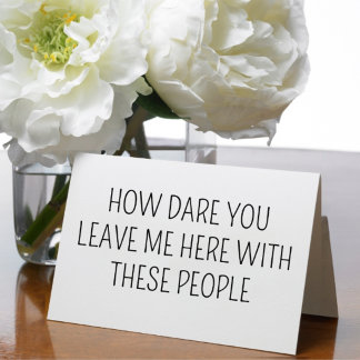 Funny Retirement Going Away Card