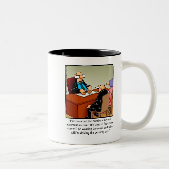 Funny Retirement Humour Mug Gift (Right)