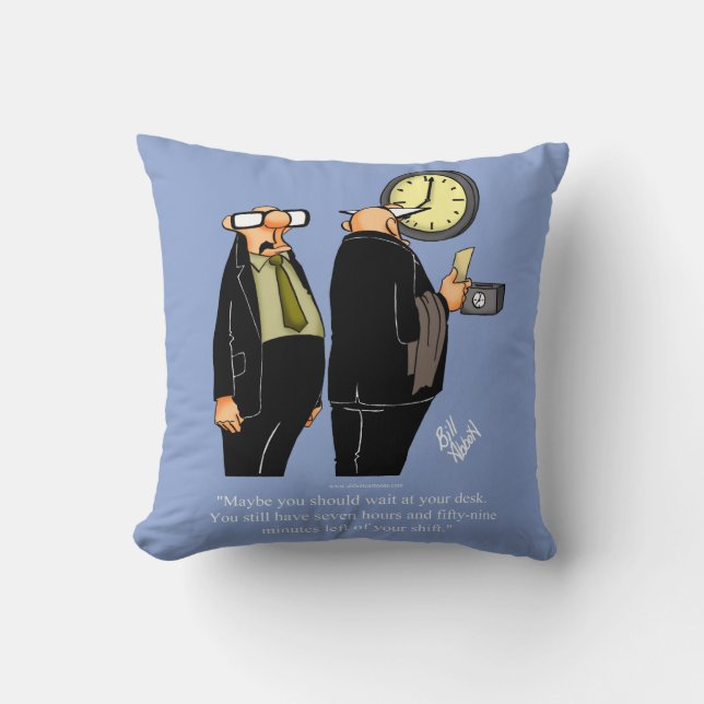 Funny Retirement Humour Pillow (Front)