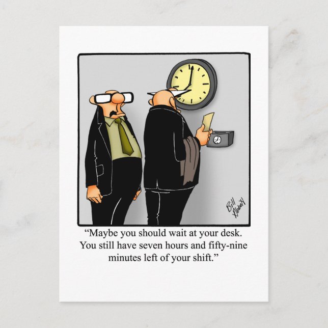 Funny Retirement Humour Postcard "Spectickles" (Front)