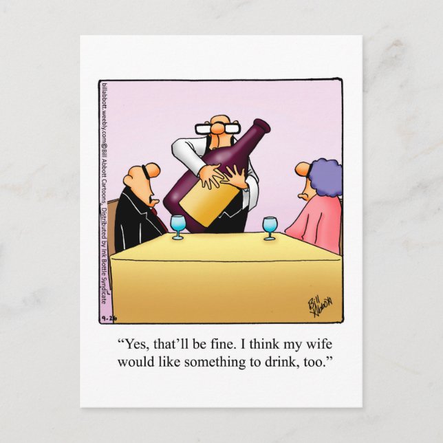 Funny Retirement Humour Postcard "Spectickles" (Front)