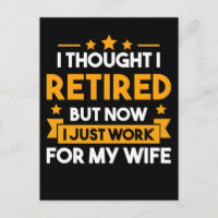 Funny Retirement Husband Wife Retired Father