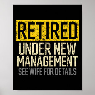 Funny Retirement Shirts For Men Retirement Funny R Poster