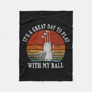 Funny Retre Golf Tee For Men Golf,funny Srt Father Fleece Blanket