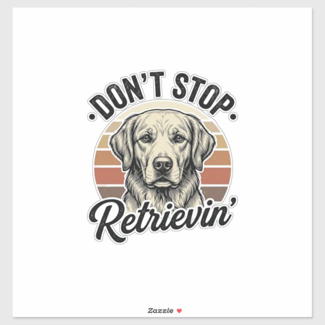 Funny Retriever Dog Vintage Engraving Graphic Tee_ (Sheet)